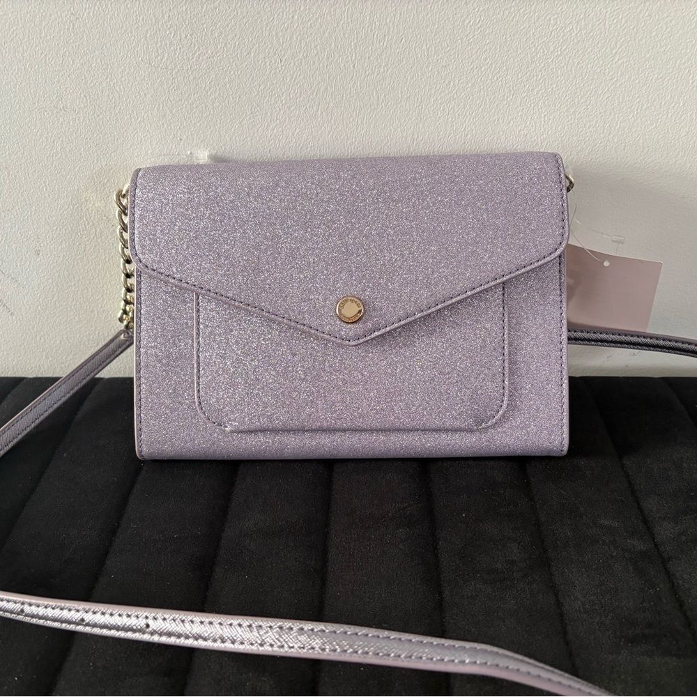 Kate Spade Shimmering Purple Crossbody Bag